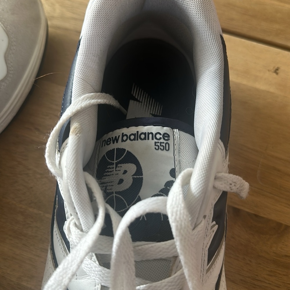 NEW BALANCE 550 navy blue sneakers - Picture 12 of 16